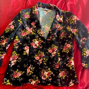 Floral blazer